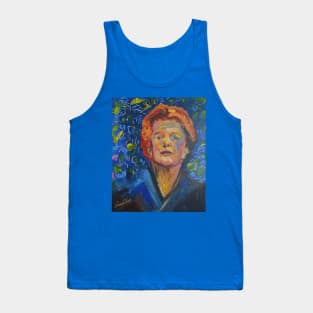 Margaret Thatcher colourful portrait Tank Top